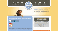 Desktop Screenshot of justdogsplaycare.com